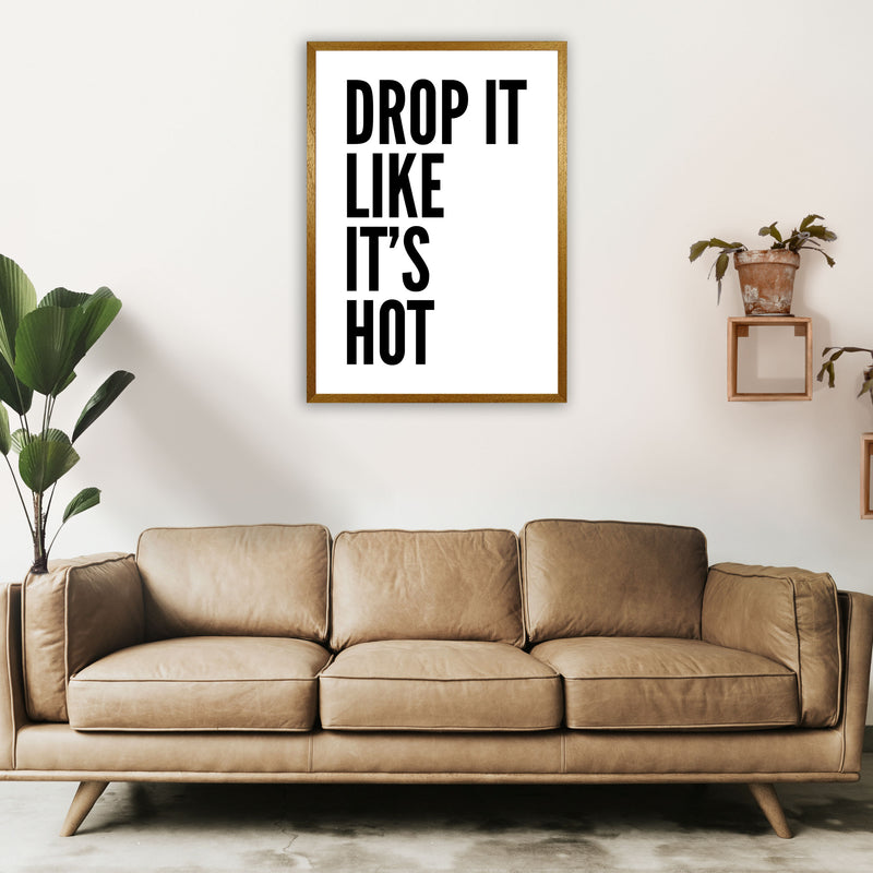Drop It Like It's Hot Art Print by Pixy Paper A1 Print Only
