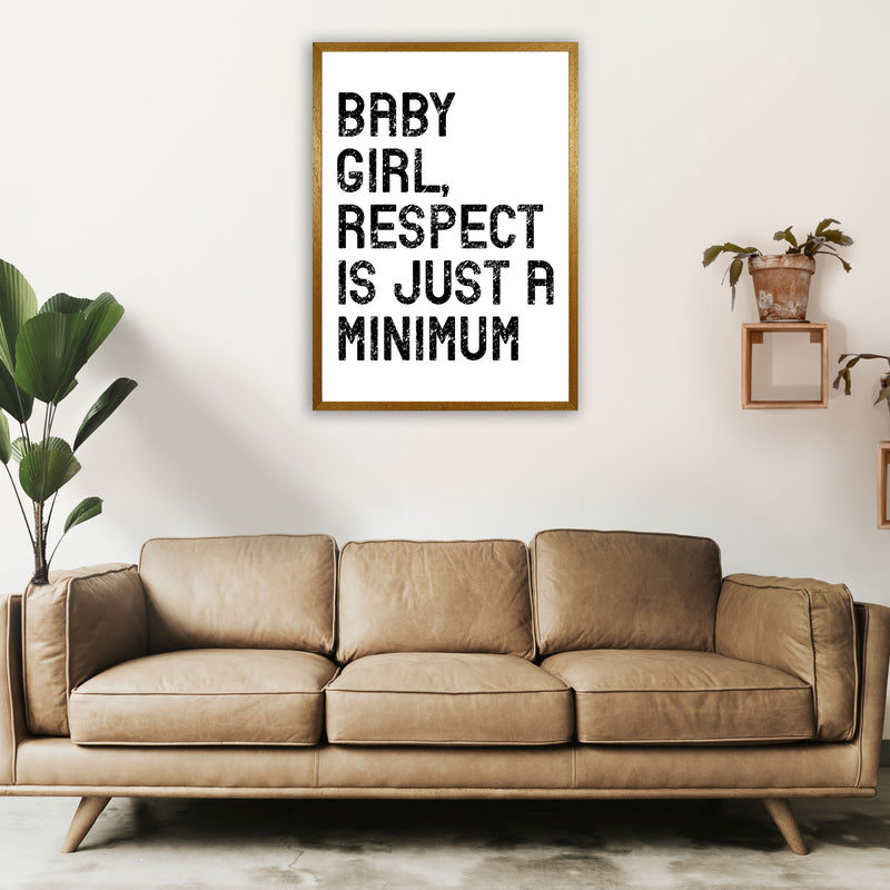 Baby Girl Art Print by Pixy Paper A1 Print Only