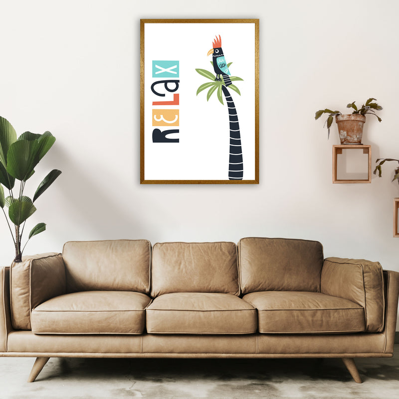 Relax bird Art Print by Pixy Paper A1 Print Only