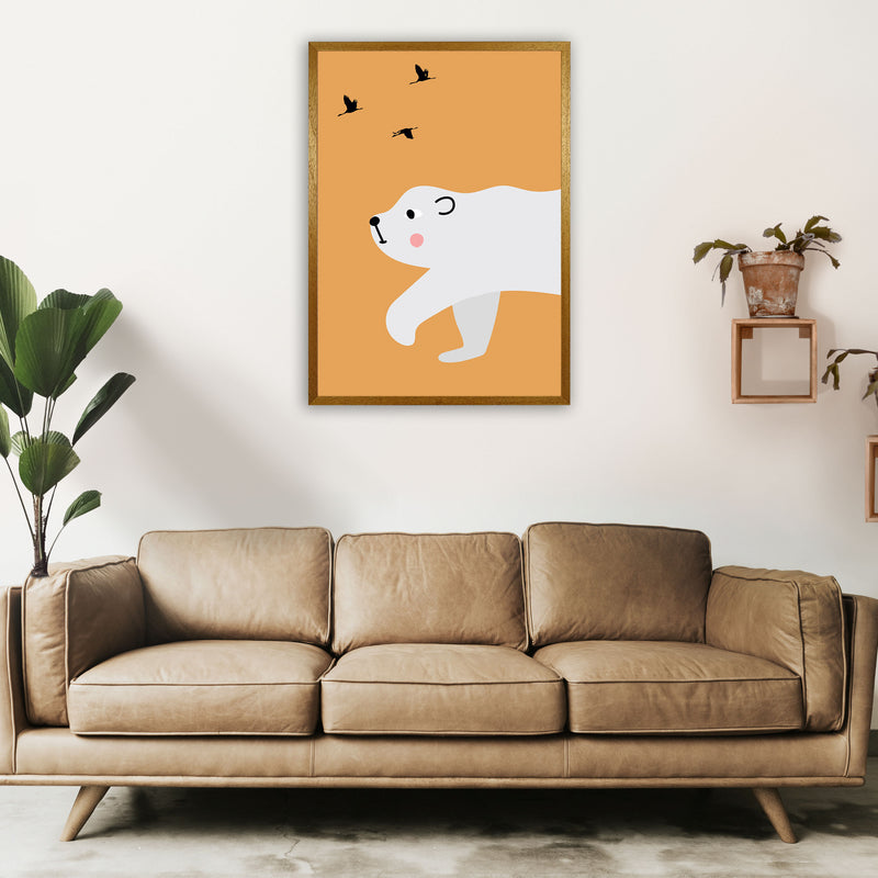 Polar bear Neutral kids Art Print by Pixy Paper A1 Print Only
