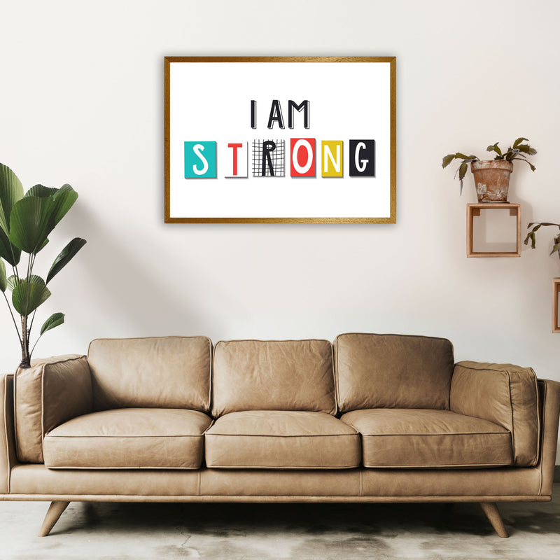 I am strong Art Print by Pixy Paper A1 Print Only