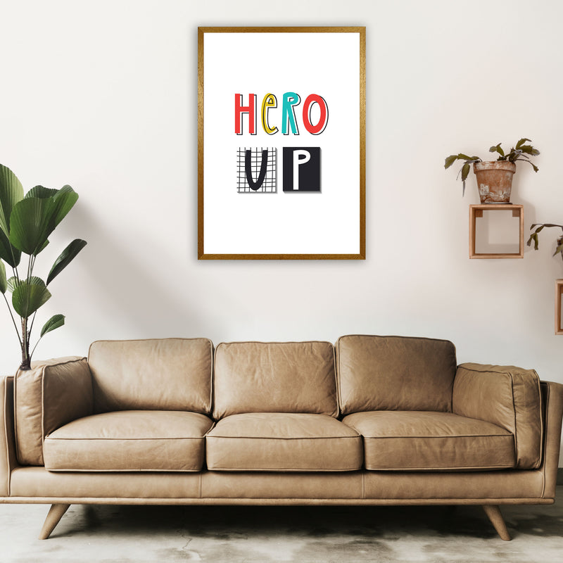 Hero up Art Print by Pixy Paper A1 Print Only