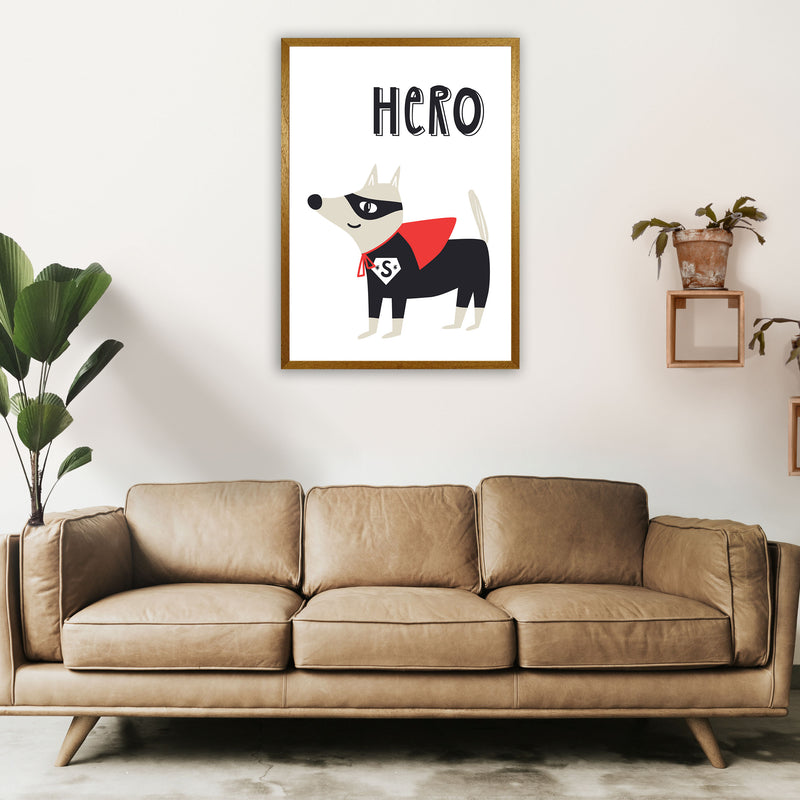 Hero dog Art Print by Pixy Paper A1 Print Only