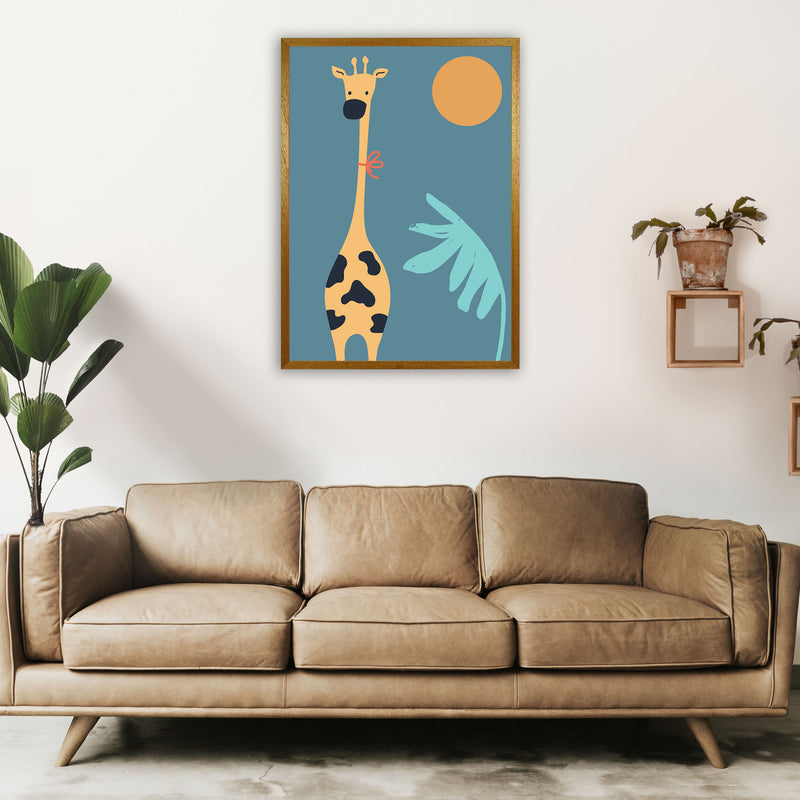 Giraffe Neutral kids Art Print by Pixy Paper A1 Print Only