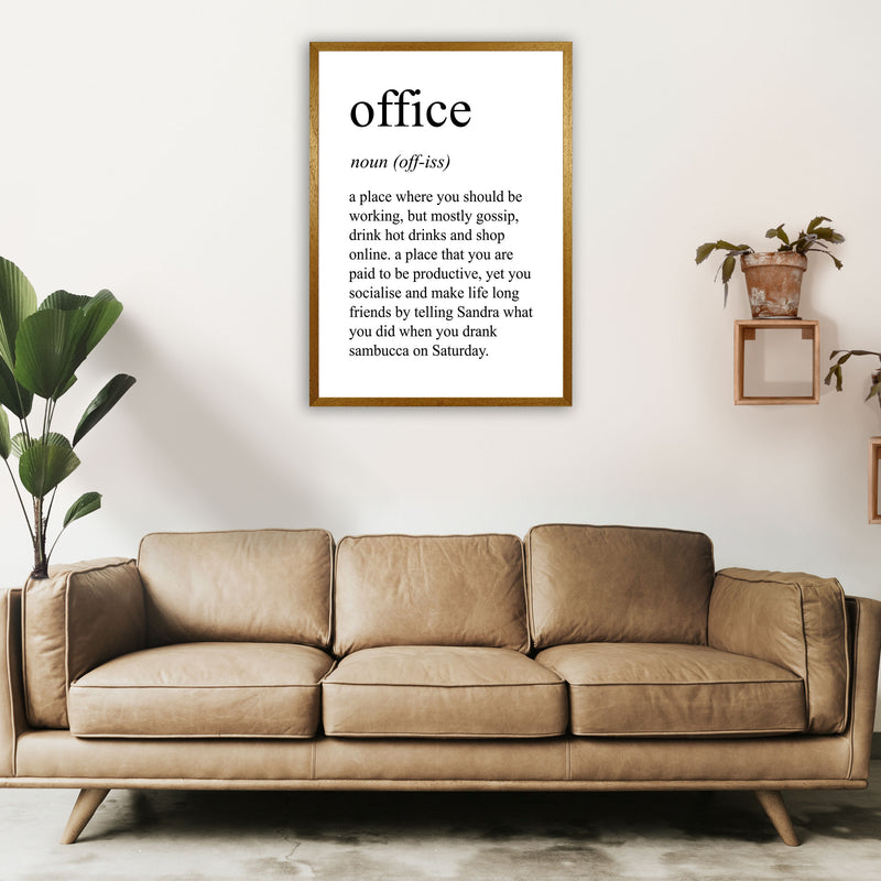 Office Definition Art Print by Pixy Paper A1 Print Only