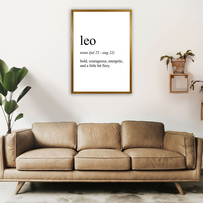 Leo Definition Art Print by Pixy Paper A1 Print Only