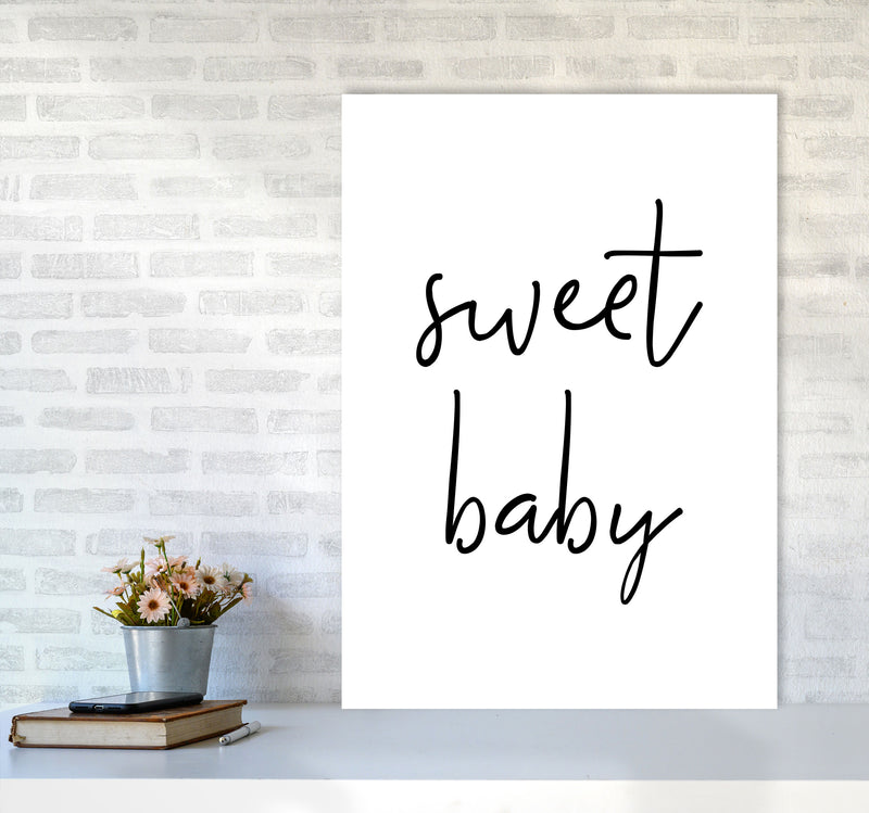 Sweet Baby Modern Print A1 Black Frame