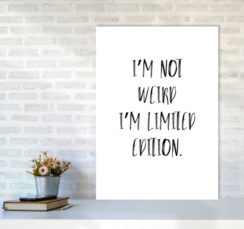 Limited Edition Framed Typography Wall Art Print A1 Black Frame