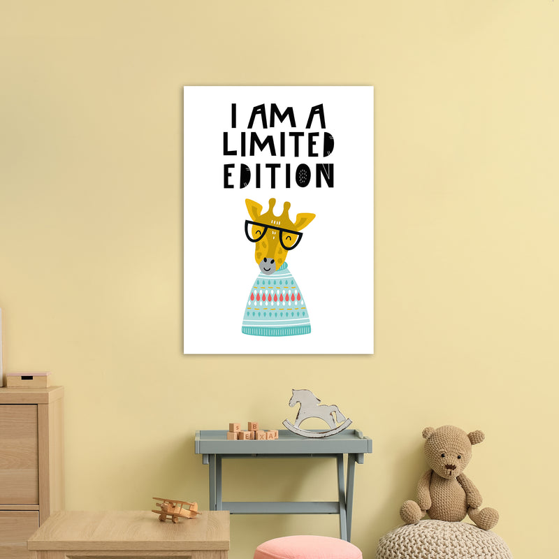 I Am Limited Edition Animal Pop  Art Print by Pixy Paper A1 Black Frame