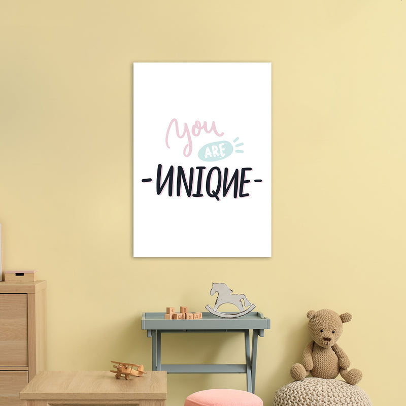 You Are Unique  Art Print by Pixy Paper A1 Black Frame