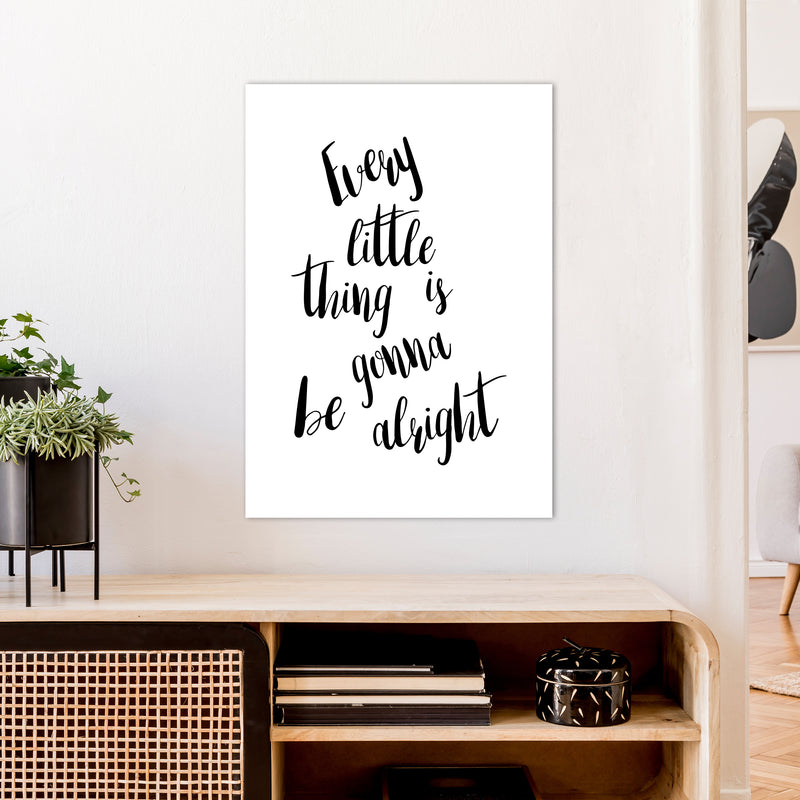 Every Little Thing  Art Print by Pixy Paper A1 Black Frame