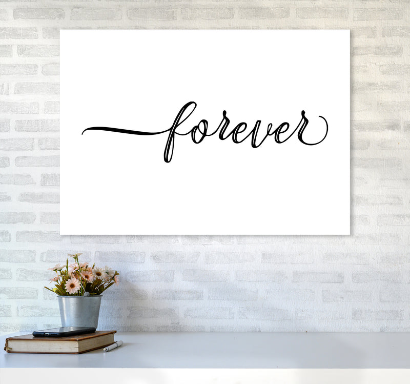 Forever Landscape  Art Print by Pixy Paper A1 Black Frame