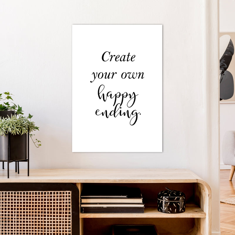 Create Your Own  Art Print by Pixy Paper A1 Black Frame