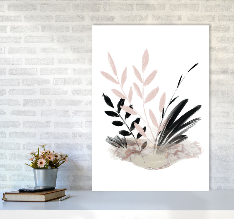 Delicate Floral 05 Art Print by Pixy Paper A1 Black Frame