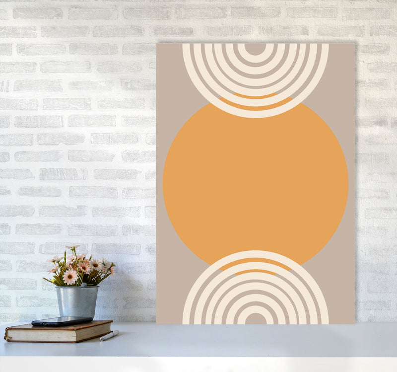 Autumn Orla abstract Art Print by Pixy Paper A1 Black Frame