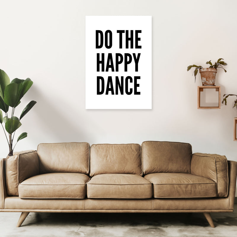 Do The Happy Dance Art Print by Pixy Paper A1 Black Frame
