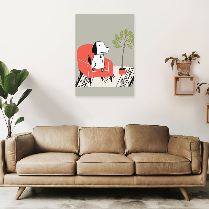 It's A Dog Life Art Print by Pixy Paper A1 Black Frame