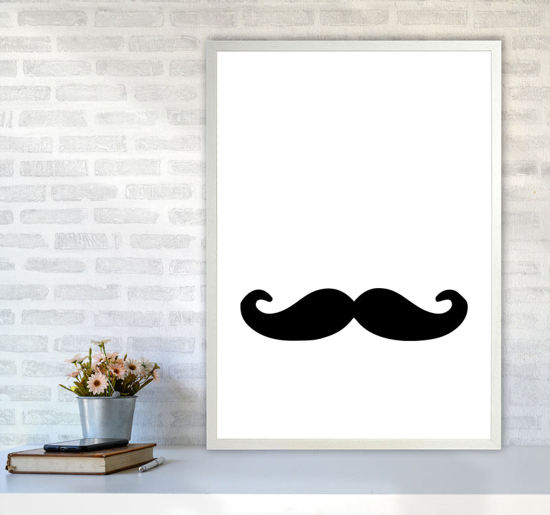 Moustache Modern Print A1 Oak Frame