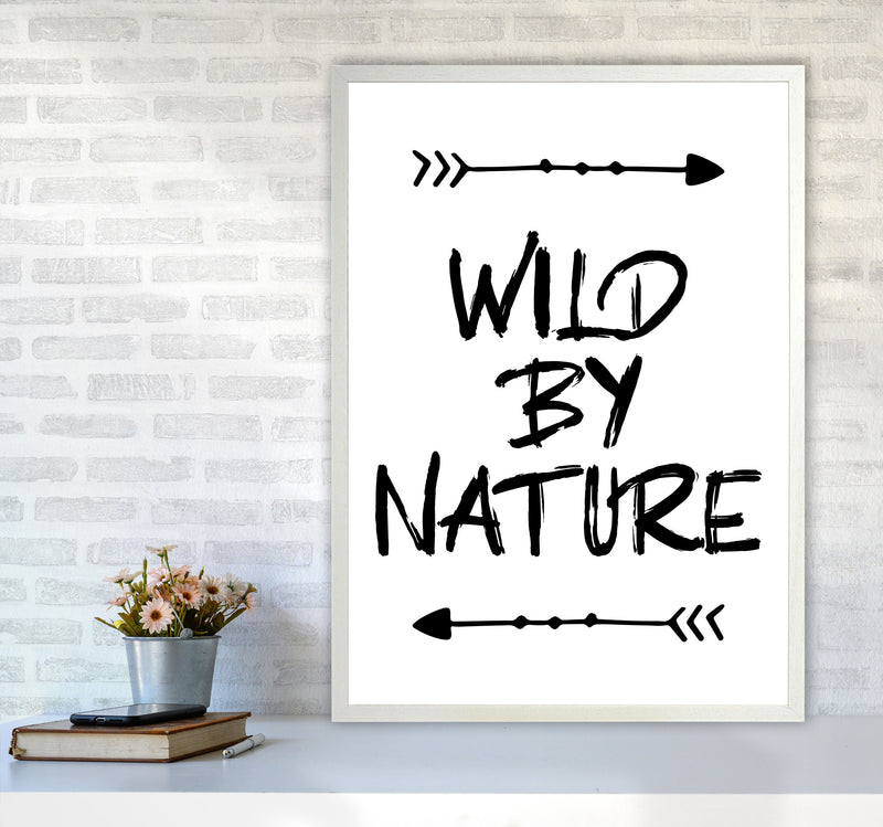 Wild By Nature Modern Print A1 Oak Frame