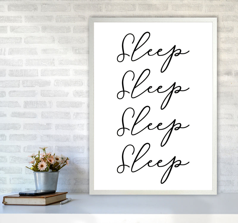 Sleep Modern Print A1 Oak Frame
