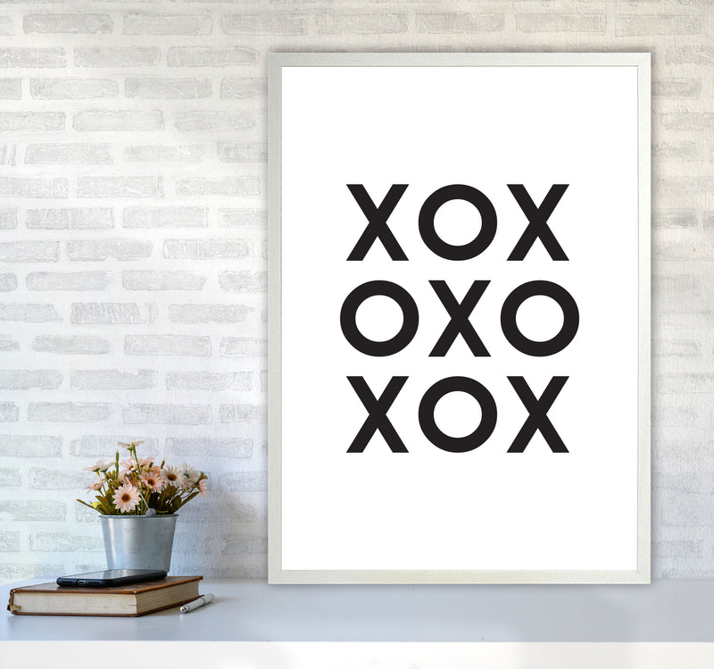 XOXO Modern Print A1 Oak Frame