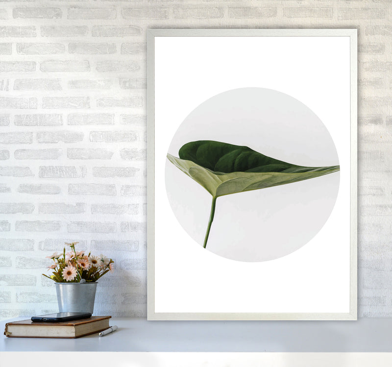 Doc Leaf Modern Print, Framed Botanical & Nature Art Print A1 Oak Frame