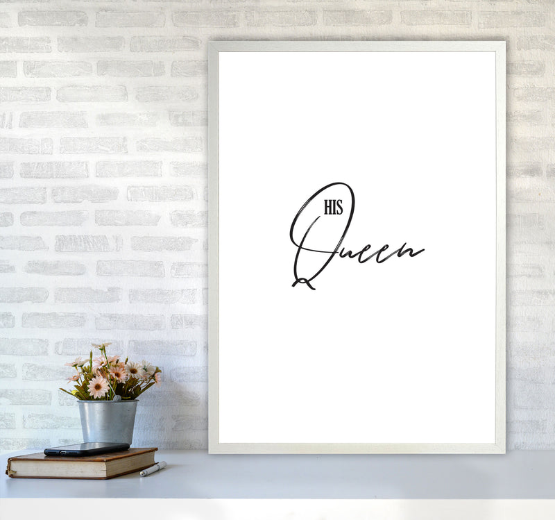 The Queen Modern Print A1 Oak Frame