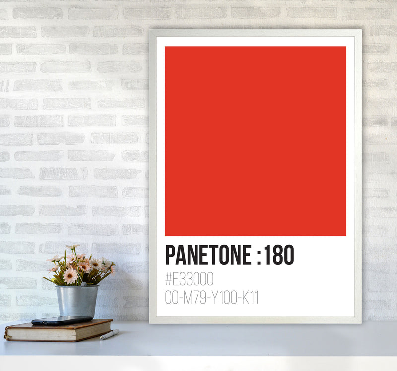 Panetone Colours 180 Modern Print A1 Oak Frame