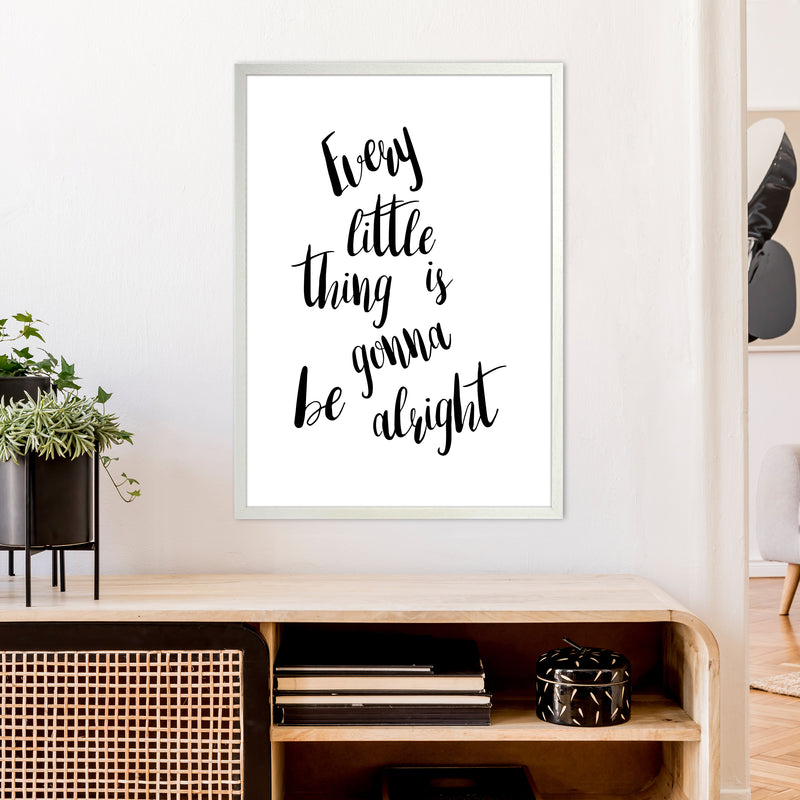 Every Little Thing  Art Print by Pixy Paper A1 Oak Frame