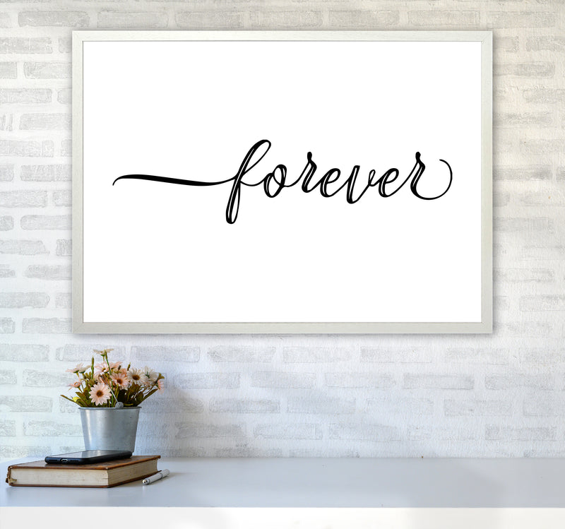 Forever Landscape  Art Print by Pixy Paper A1 Oak Frame