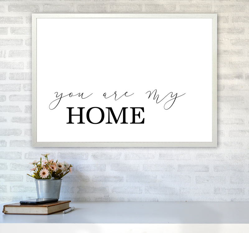 You Are My Home  Art Print by Pixy Paper A1 Oak Frame