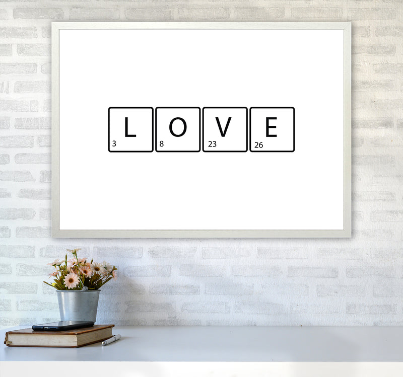 Love Letters  Art Print by Pixy Paper A1 Oak Frame