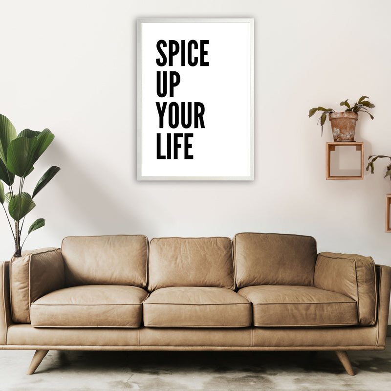 Spice Up Your Life Art Print by Pixy Paper A1 Oak Frame
