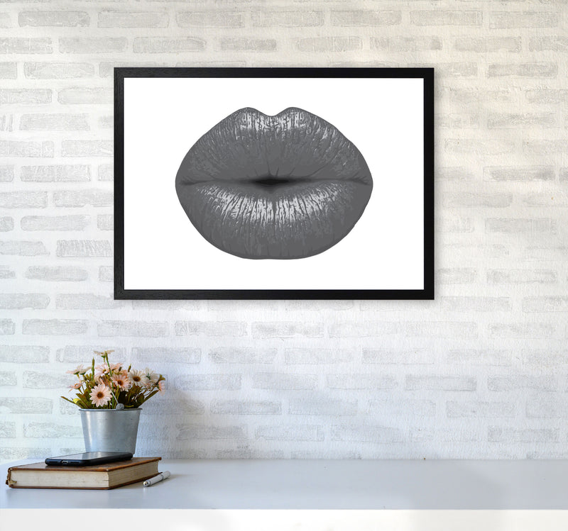 Lips Modern Print A2 White Frame