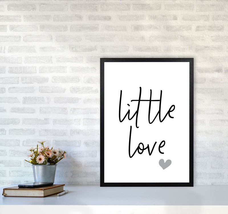 Little Love Framed Nursey Wall Art Print A2 White Frame