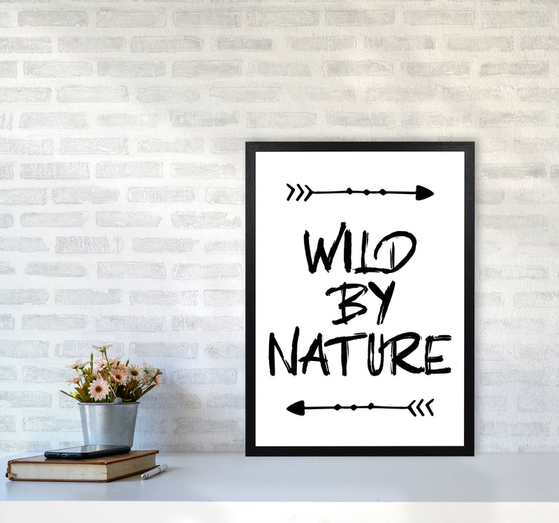 Wild By Nature Modern Print A2 White Frame