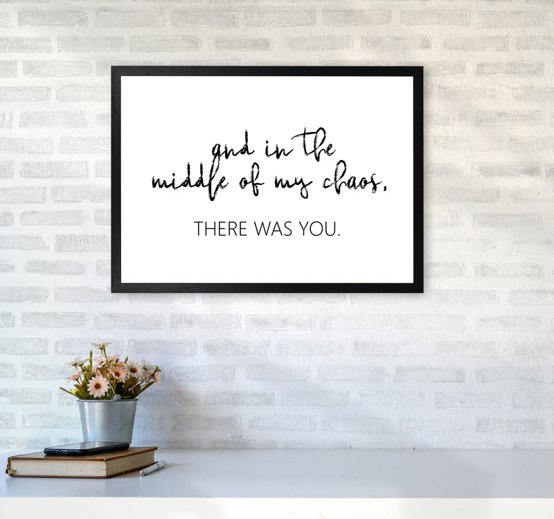 There Was You Modern Print A2 White Frame