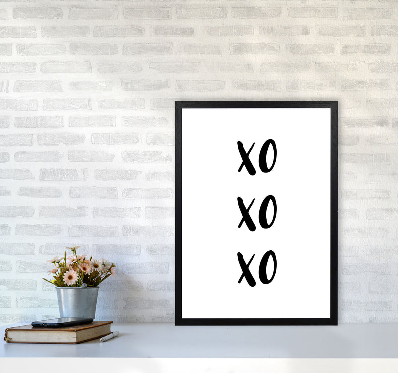 XOXOXO Modern Print A2 White Frame