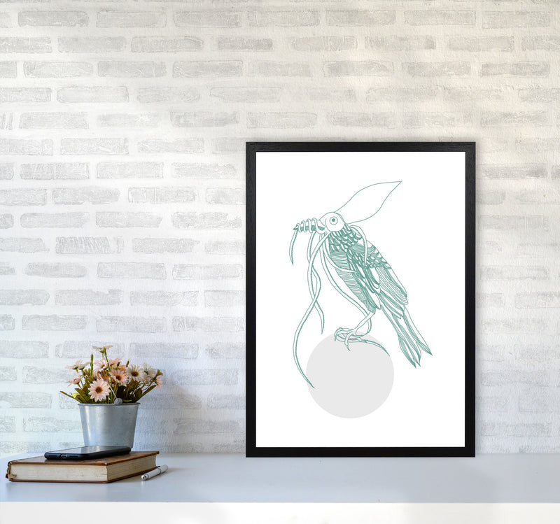 Marine Animals Bird Modern Print Animal Art Print A2 White Frame