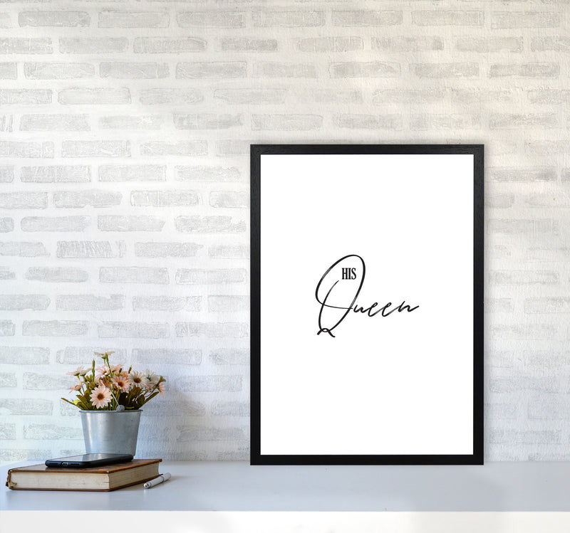The Queen Modern Print A2 White Frame