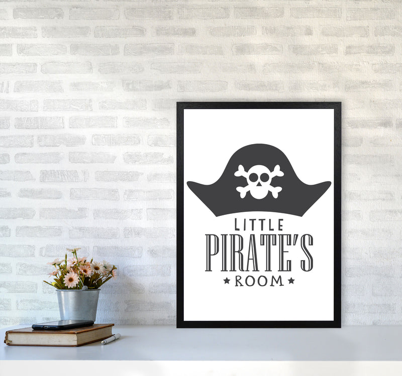 Little Pirates Room Framed Nursey Wall Art Print A2 White Frame