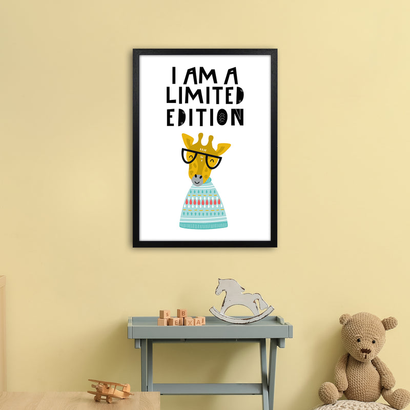 I Am Limited Edition Animal Pop  Art Print by Pixy Paper A2 White Frame