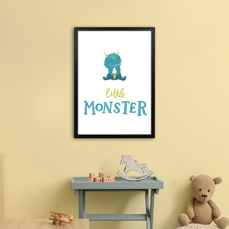 Little Monsters Ice Cream  Art Print by Pixy Paper A2 White Frame