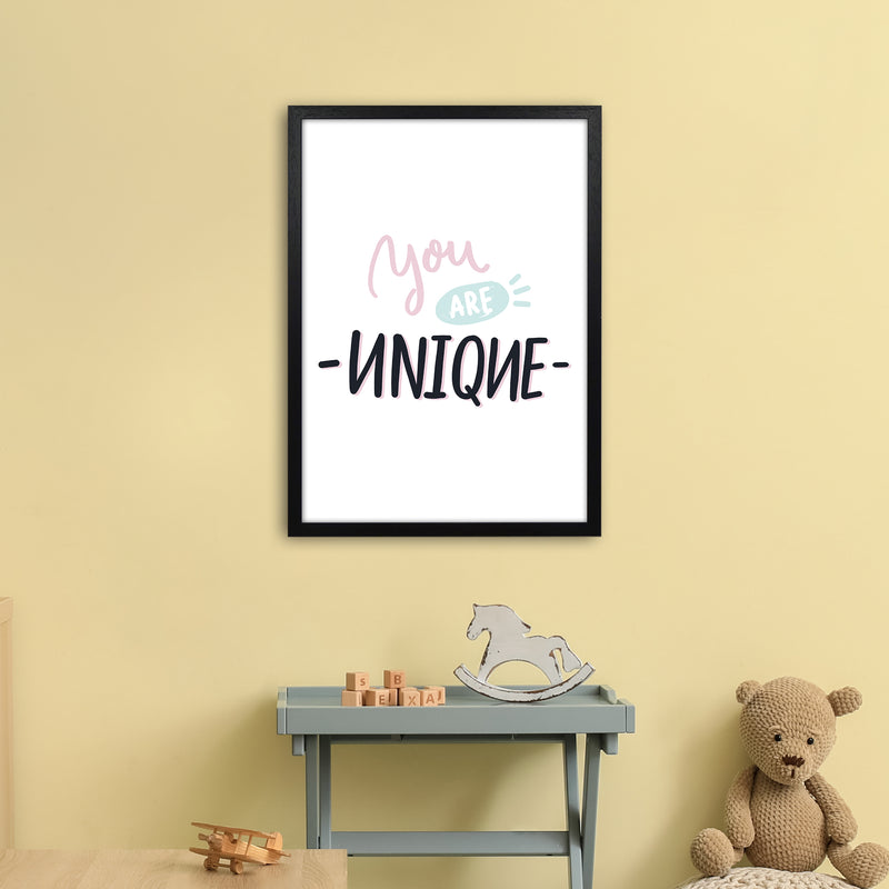 You Are Unique  Art Print by Pixy Paper A2 White Frame