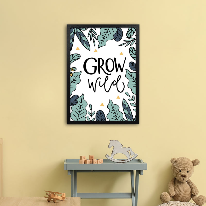 Grow Wild  Art Print by Pixy Paper A2 White Frame