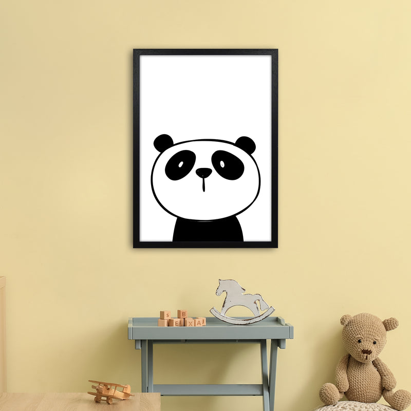 Panda  Art Print by Pixy Paper A2 White Frame