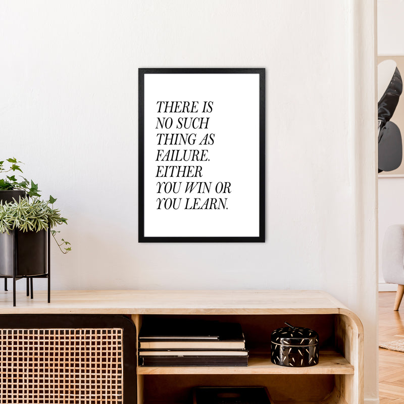 There Is No Such Thing  Art Print by Pixy Paper A2 White Frame