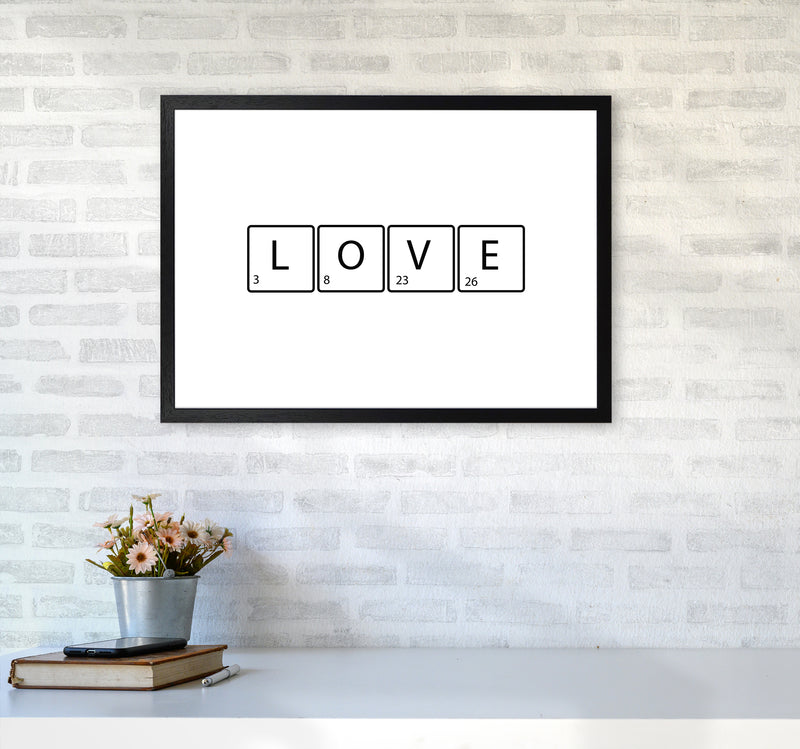 Love Letters  Art Print by Pixy Paper A2 White Frame