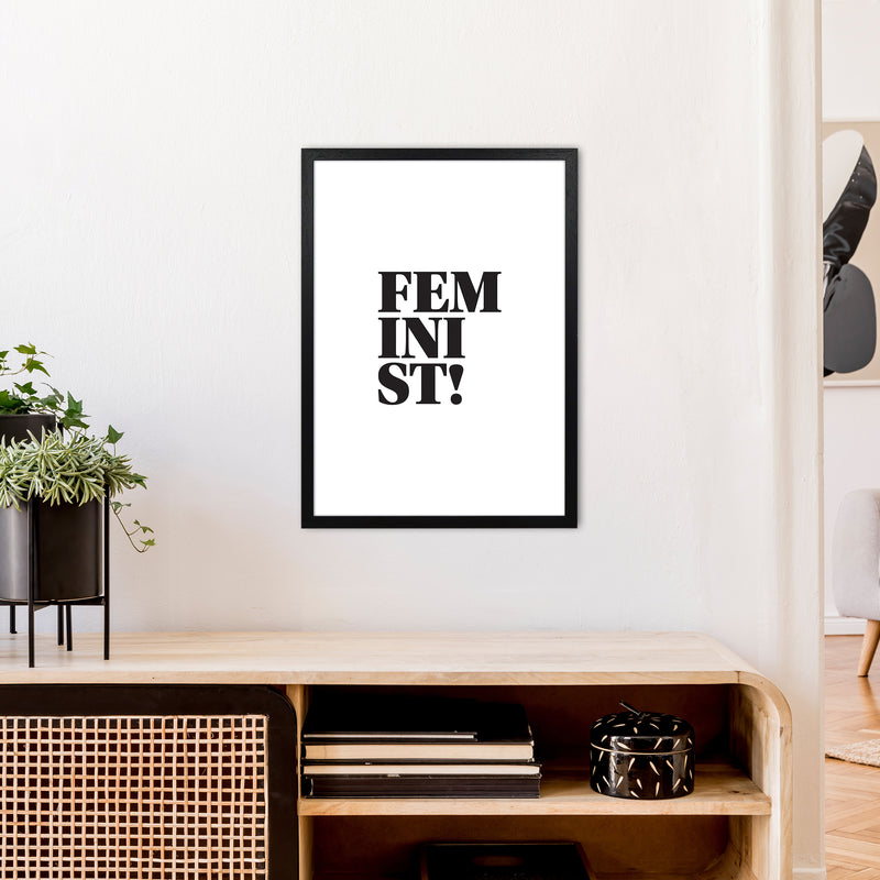 Feminist  Art Print by Pixy Paper A2 White Frame
