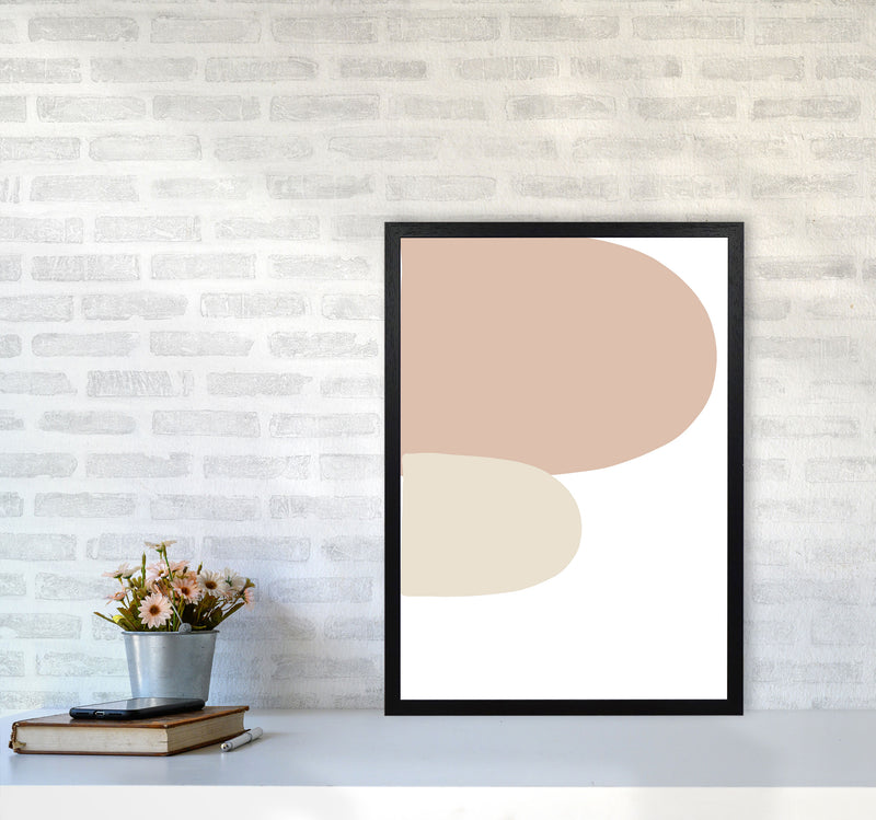 Inspired Side Stones Art Print by Pixy Paper A2 White Frame